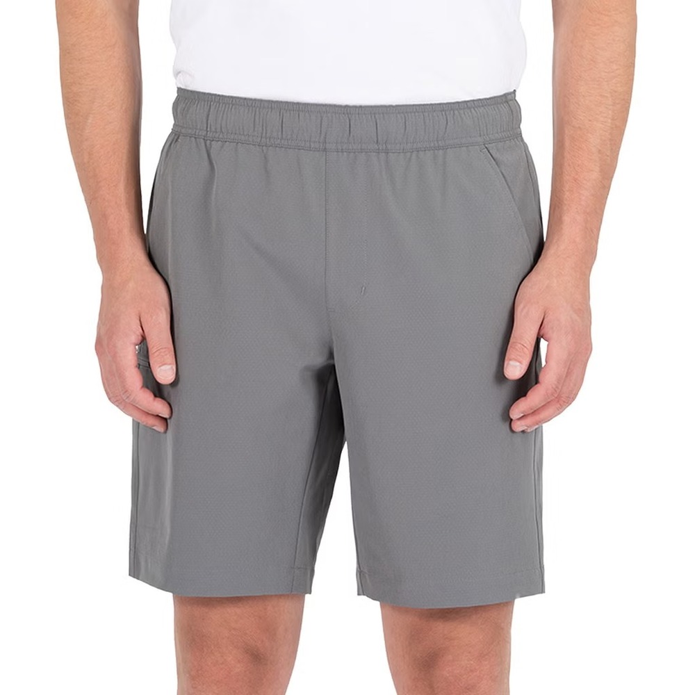 Gerry Trail Short Men 9" Inseam 4-Way Stretch Pockets, Gray, XL, New